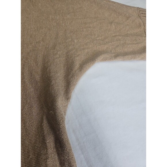 CHICO'S Turtleneck Sweater Women's 2 (L/12) Pullover Tunic Short Dolman Sleeve - Picture 8 of 8